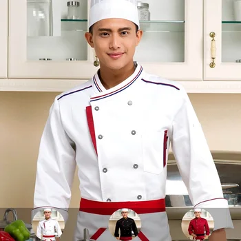 

(10set-Hat&Shirt&Apron)Cook clothes uniform pastry Dining-room kitchen chef work clothes West pastry chef bakers clothing