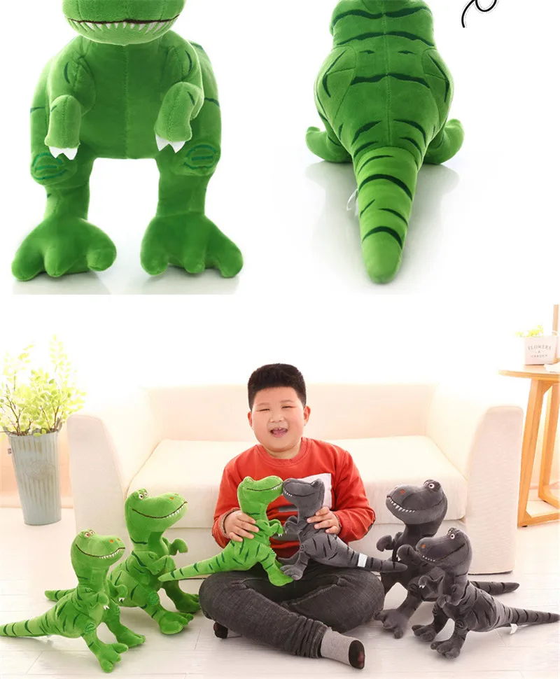 Горячая Распродажа 40/55/70 см динозавр плюшевые игрушки мультфильм тираннозавр милые мягкие игрушки куклы для детей Дети Мальчики Подарки на день рождения