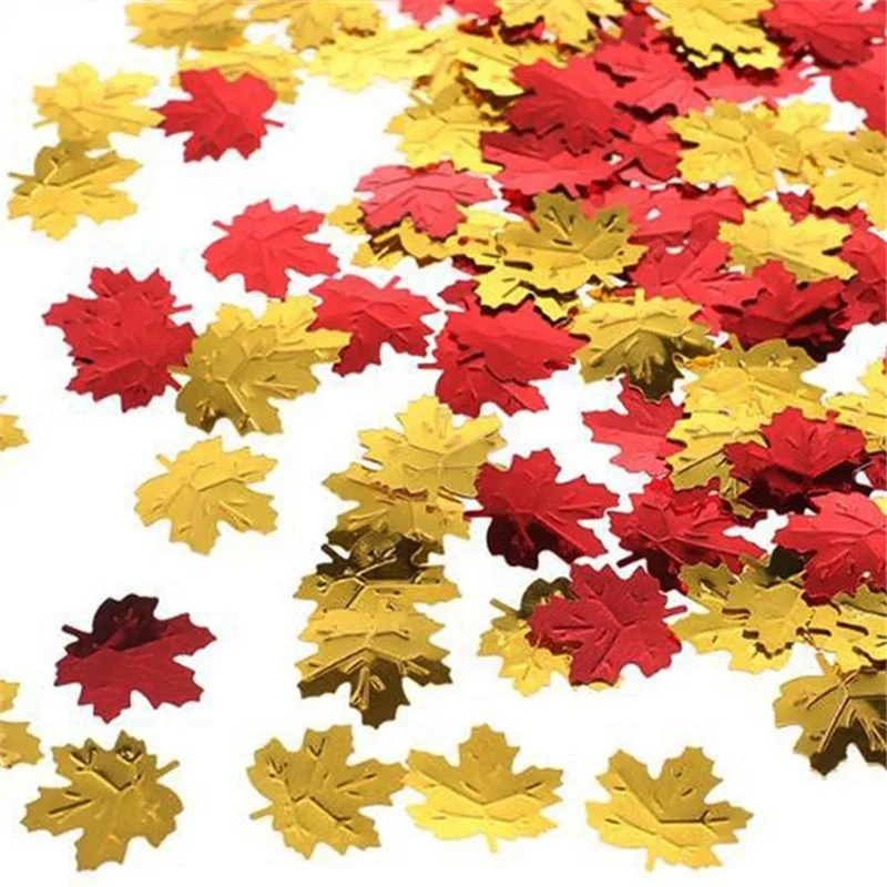 

Maple Leave Shape Table Scatter Confetti for Wedding Party Table Marriage Decoration Party Decoration