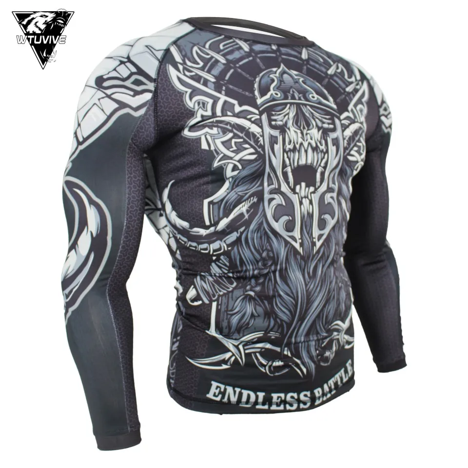 WTUVIVE одежда для фитнеса колготки hive Gladiator MMA боксерские облегающие Джерси Tiger Muay Thai