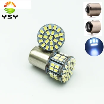 

YSY 50PCS BA15S 1156 P21W 50SMD 1206 12V High Quality 50 Led SMD Car Light Brake Turn Signals Rear Parking Reverse S25 Lamps 12V