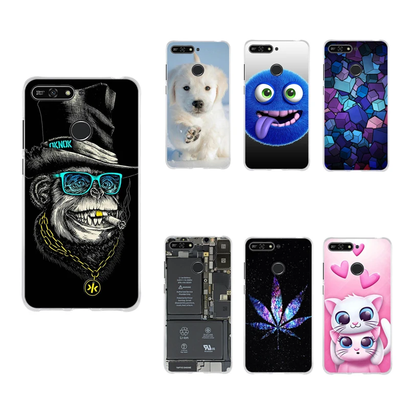 

for Huawei Honor 7A cases soft pattern case cover for Huawei Honor 7A Pro /Y6 2018 /Y6 Prime 2018 / Enjoy 8e silicon back cases