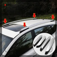 2013 для Toyota RAV4 XA40 Серебряный внешний Автомобильный багажник на крышу рейку Торцевая Крышка Замена крышки 4 шт