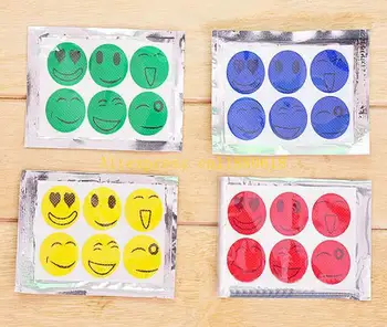 

1000packs/lot (1 Pack=6pcs) Anti Mosquito Repellent Sticker Patch Mosquito Killer Drive Midge Citronella Patches Trap