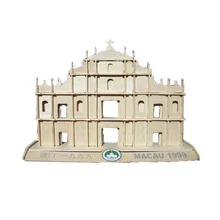 3D деревянные головоломки модель здания Макао руины собора Святого Павла деревянная архитектурная сборка игры деревянные ремесла строительный комплект