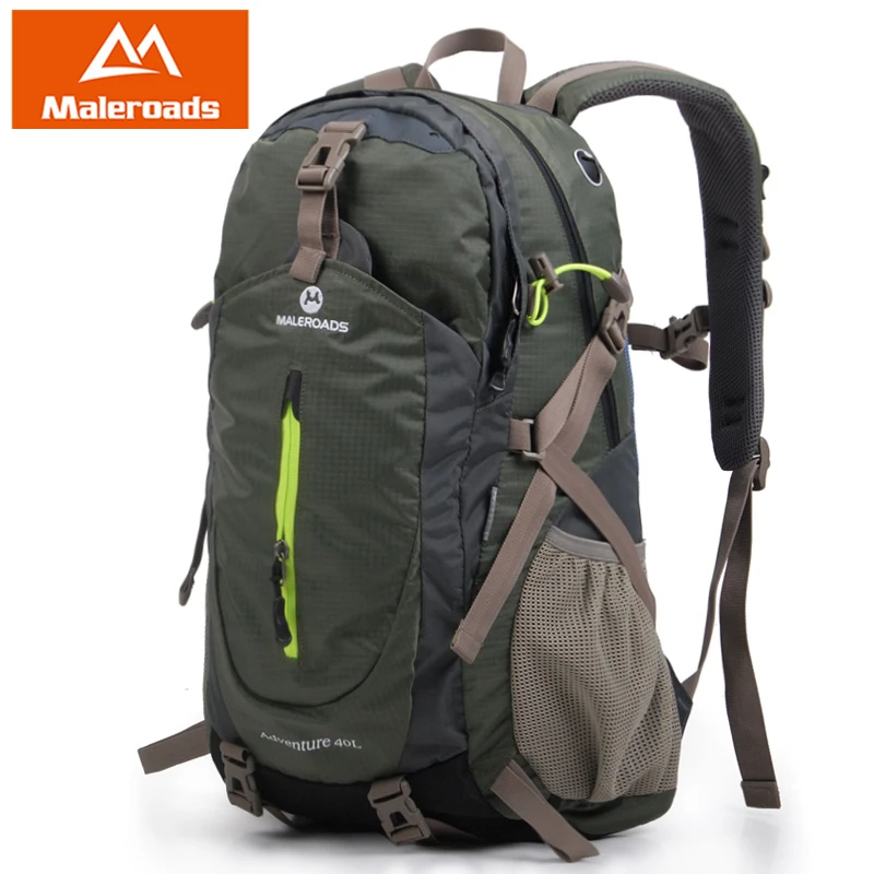 Maleroads 40L Waterproof Travel Backpack Camp Hike Mochilas Masculina Laptop Daypack Trekking Climb Back Bags For Men Women 2017