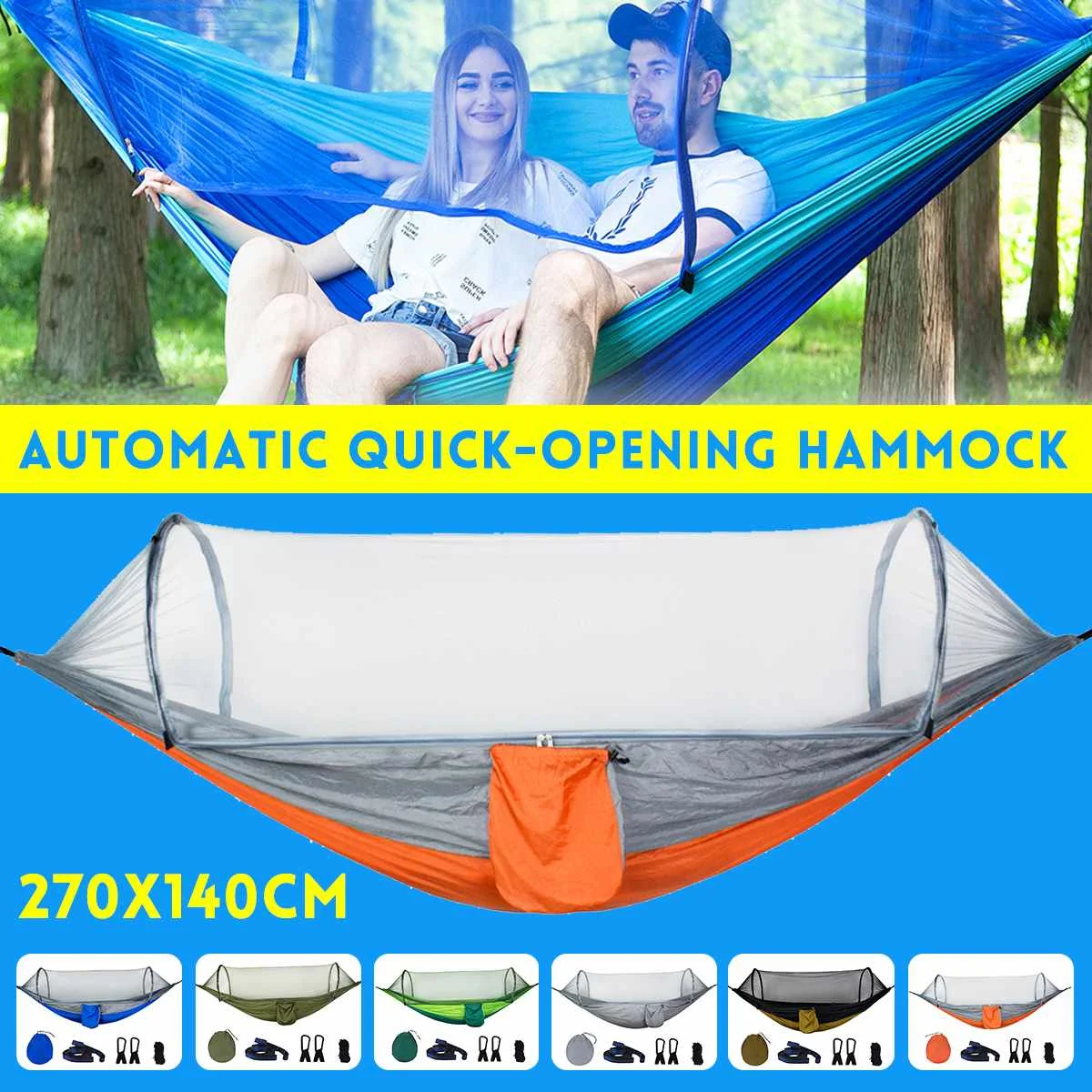 

Outdoor Mosquito Net Parachute Hammock Portable Outdoor Camping Accessories Hanging Sleeping Bed High Strength Sleeping Swing