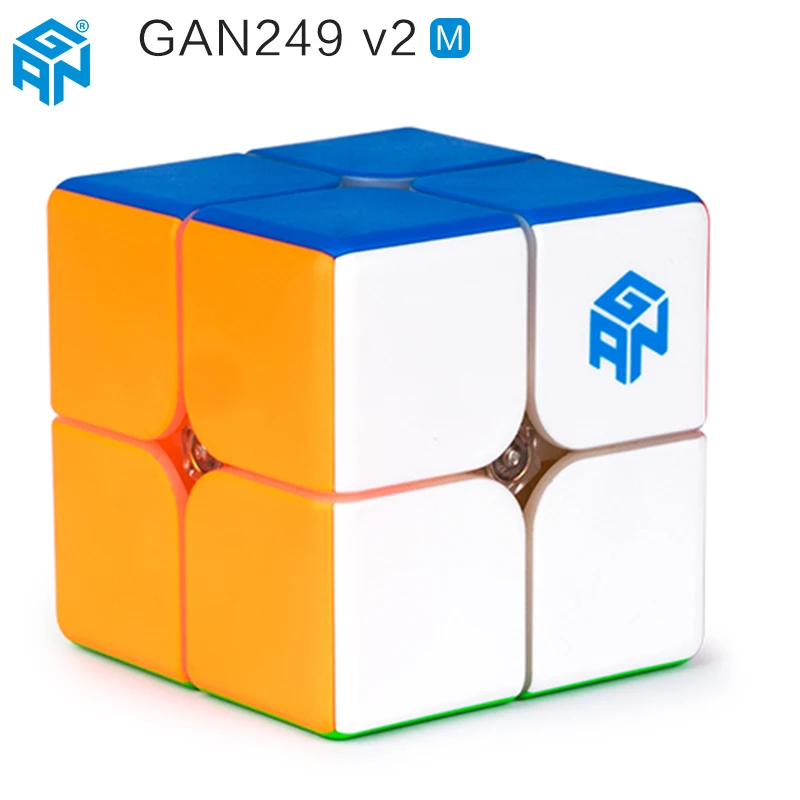 Gan249 V2 M 2x2x2 Магнитный магический куб GAN 249 Gan Air Gan 249 V2 M Gan CubePuzzle игрушки для детей