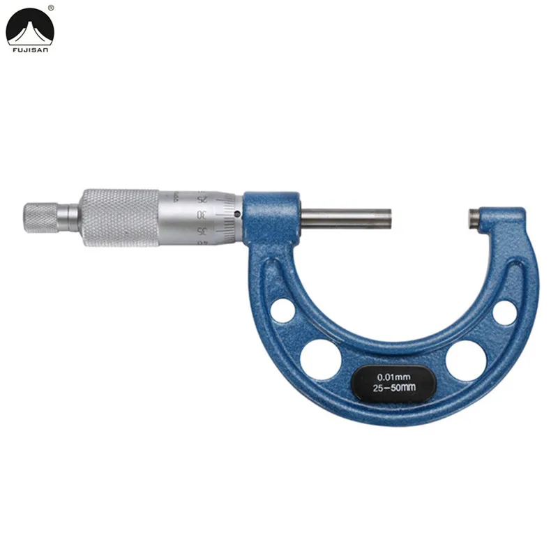 FUJISAN наружный микрометр 25-50 мм/0,01 метрический твердосплавный манометр, штангенциркуль, измерительные инструменты
