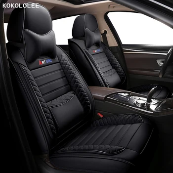 

kokololee car seat cover For Porsche Cayenne panamera Macan Boxster auto accessories car seats protector Automobiles Seat Covers