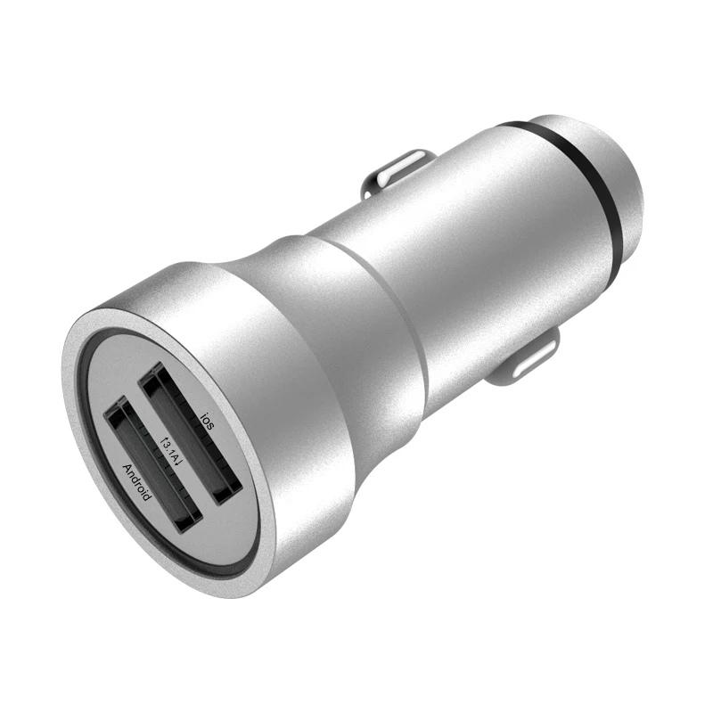 Автомобильное зарядное устройство GUSGU с двумя USB портами для Samsung iPhone 3 1 А мини