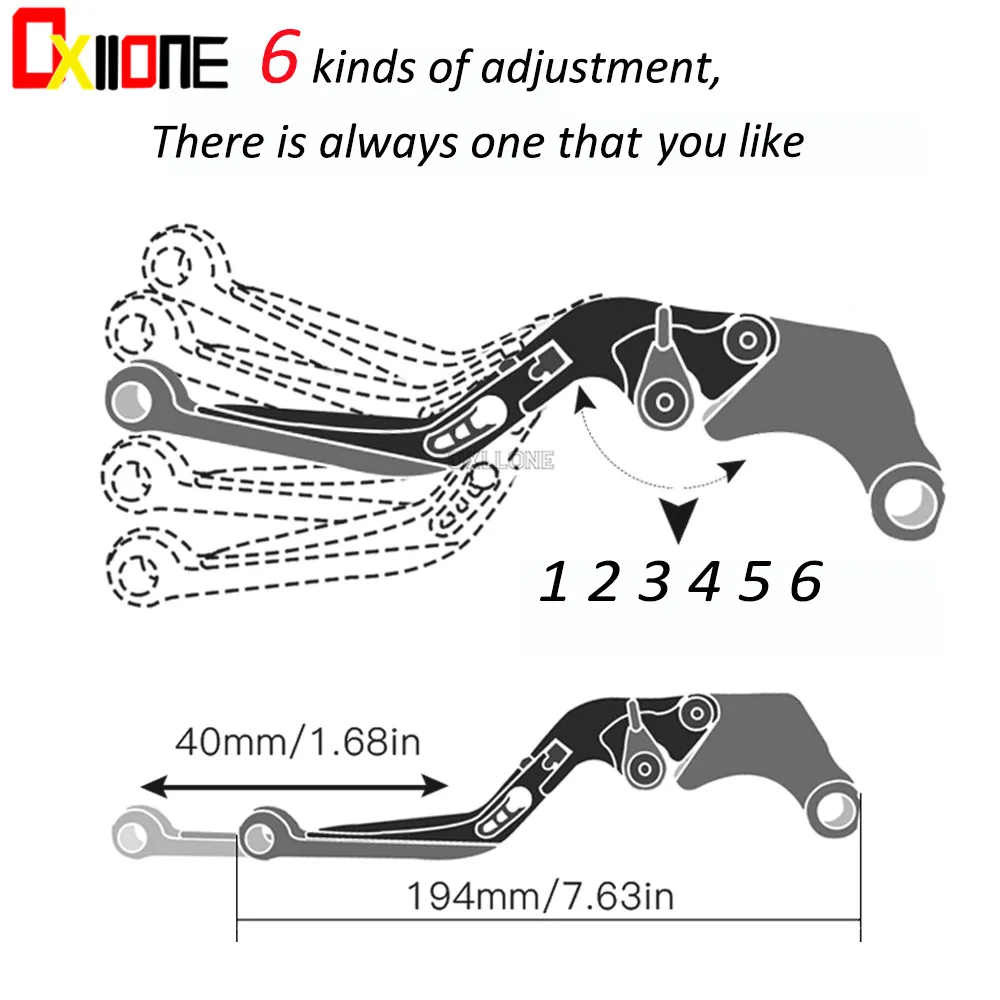 Складные и Выдвижные аксессуары для мотоциклов Мотоцикл Регулируемые тормозные рычаги сцепления Набор для Honda CB400 CB 400 96 с логотипом CB400