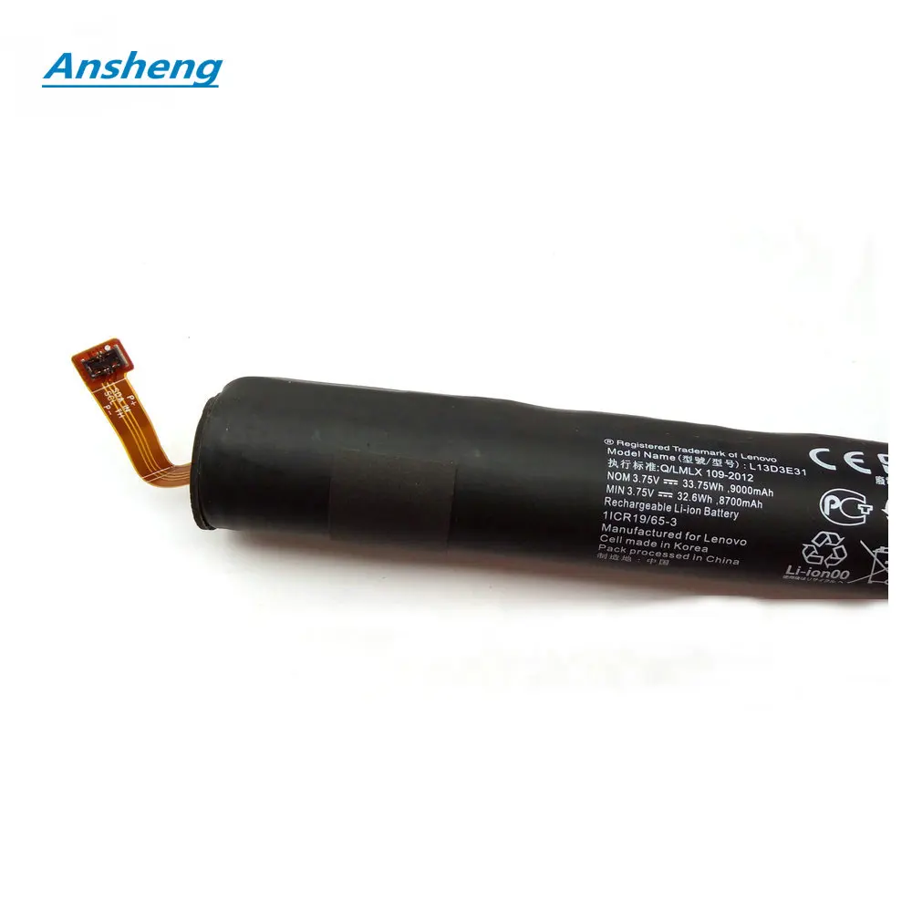 Аккумулятор Ansheng 9000 мАч L13D3E31 L13C3E31 для Lenovo YOGA 10 &quotB8000 B8080|battery for lenovo|battery forbatteries batteries