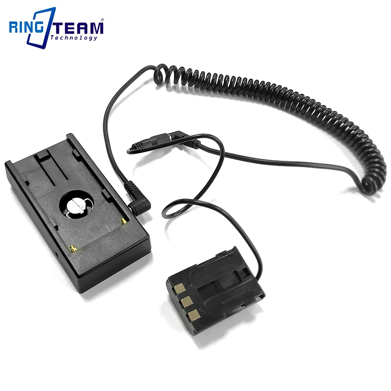 NP-F970 F750 Батарея держатель пластины с DR700 Переходник постоянного тока для Canon Powershot Камера S55 S60 S70 S80 Digital Rebel XT XTi
