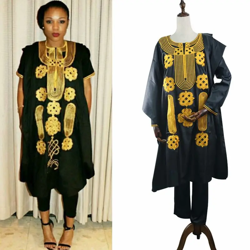 

african women men couple clothing dashiki clothes africain africa womens clothing outfit suit lady 3 pieces set Plus Size