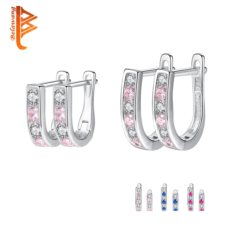 Buy BELAWANG 925 Sterling Silver Stud Earring for