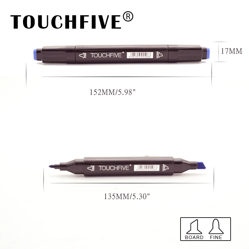 30 шт. Маркеры Ручка TOUCHFIVE Находчивый Маркер Finecolour маркеры рисунок фломастерами