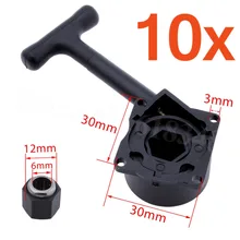 10 компл./лот безколлекторная электрическая модель R020 тянуть стартер с R025 12 мм с шестигранной головкой односторонней подшипник 12 мм для VX 18 21 SH деталь нитро-двигателя Himoto Redcat двигателя радиоуправляемая модель автомобиля