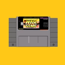 War of the Gems 16 бит большая серая игровая карта для США NTSC игровой плеер