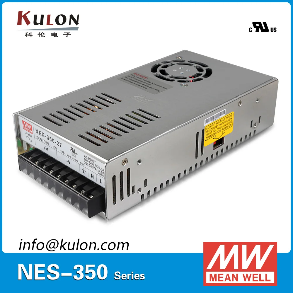 

Original Meanwell NES-350-27 AC to DC single output 350W 13A 27V Mean well Power Supply NES-350