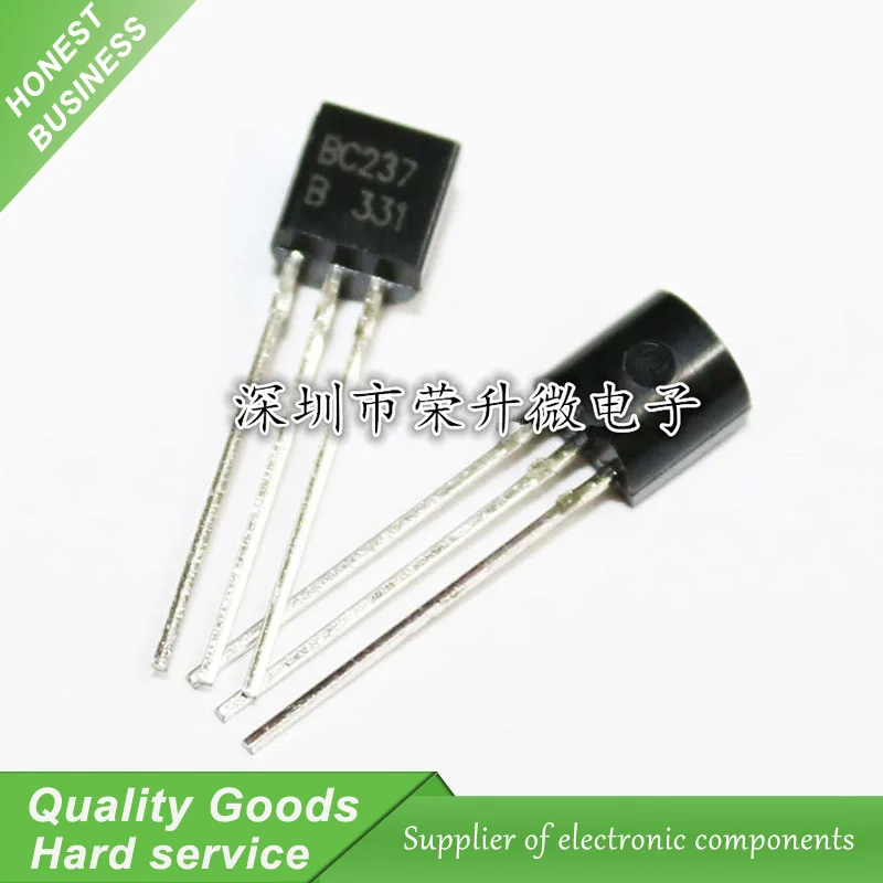 

20PCS BC237B BC237 237 TO-92 NPN Low Transistor New Original Free Shipping