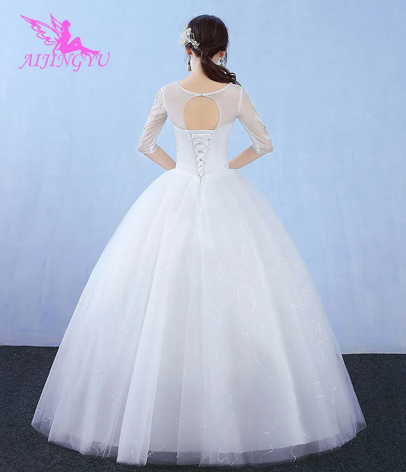 AIJINGYU,, новинка,, дешевое вечернее платье со шнуровкой сзади, вечерние свадебные платья, свадебное платье WK825