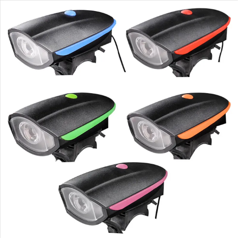 Clearance WHEEL UP USB Charging 240 lumen IPX4 Electric Horn Bicycle Night Riding Warning Horn Light Bike Head-light Bike Accessory 2019 5
