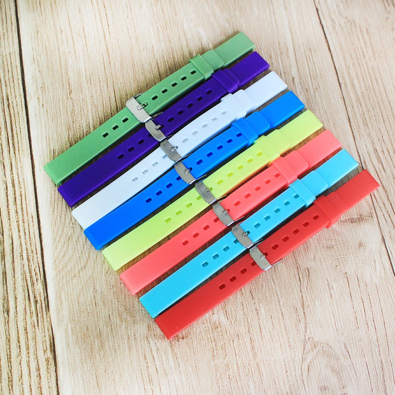 watch accessories Silicone Watch Strap Diver Watch Band Rubber Wrist Watch Bracelet 12mmBuckle Suitable for ladies and children watch accessories Silicone Watch Strap Diver Watch Band Rubber Wrist Watch Bracelet 12mmBuckle Suitable for ladies and children