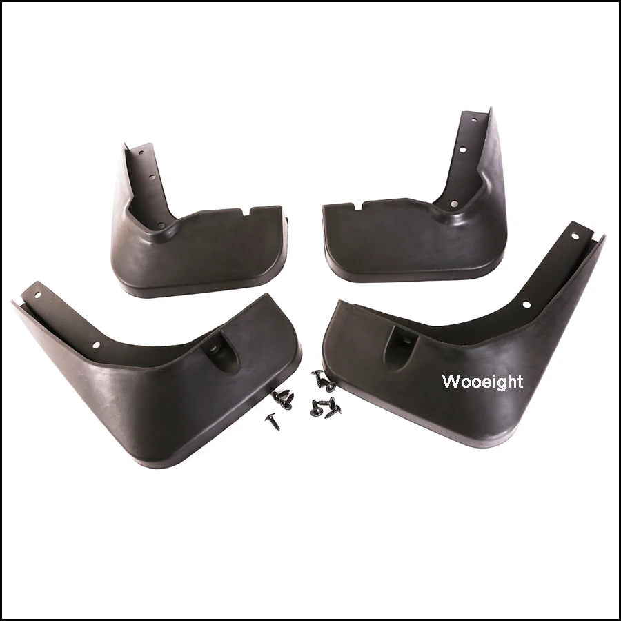Car Accessories 4Pcs Black Car Front Rear Fender Flares Mud Flaps Mudguards Splash Guards Kit For VW Passat B5 2011-2017 (3)