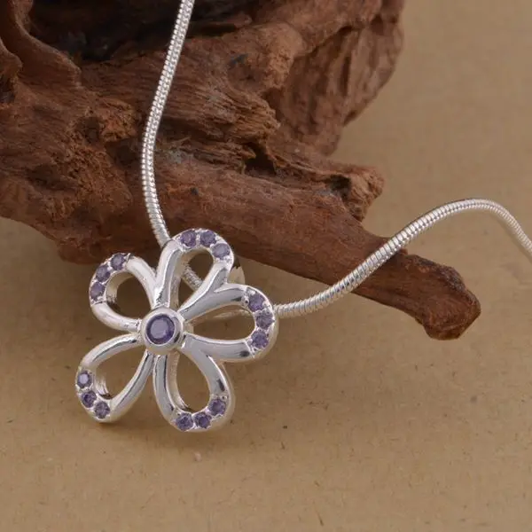 

wholesale High quality silver Fashion jewelry chains necklace pendant WN-1453