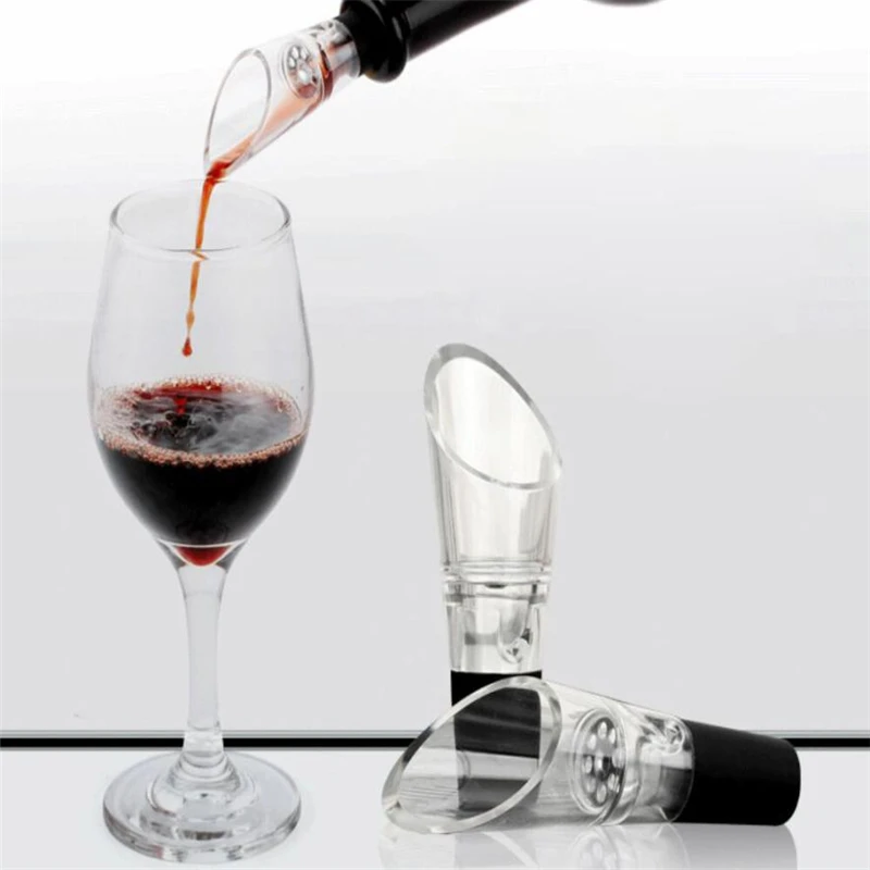 2018 New Practical 2 pcs Red Wine Aerating Pourer Spout Wine Aerator