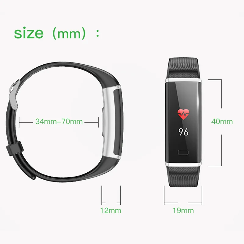 Color Screen Smart Watch Men Women Sport Smart Bracelet Fitness Tracker Heart Rate Monitor IP68 Waterproof For IOS Android GPS