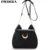 Saco de Bolsas De Couro de Gato Para As Mulheres moda Verão Preto Branco Cadeias de bolsa de Ombro Bolsa Feminina saco do Mensageiro Bolsa Feminina 2017 Hot