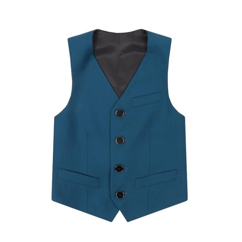  School Boys Vest Brand England Style Gentle Boys Wedding Waistcoat Kids Party & Performance Vest for Boy (6)