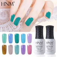 HNM 8 мл Faxu меховой УФ лак для ногтей Дизайн ногтей штамповка краски Лак для ногтей зимний Полупостоянный Vernis a Ongle Nagellak Lucky лак