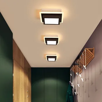 

Round/Square/Triangle Modern Led Ceiling Lights For Kitchen Room Corridor Entrance Aisle Dimmable+RC Ceiling Lamp Fixtures