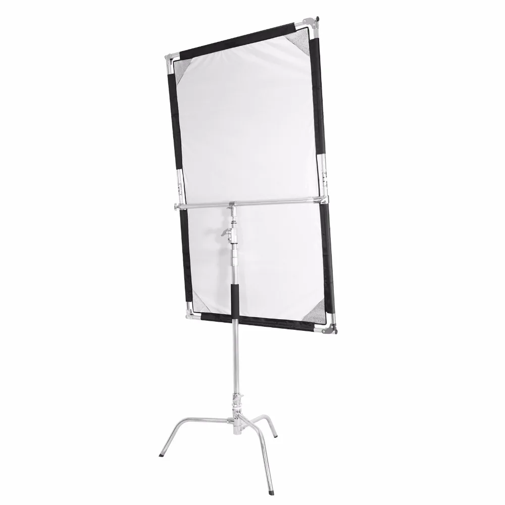 

Meking 1.6x1M Video Studio Collapsible Stainless Flag Panel Reflector Diffuser Photography Accessories Fotografia
