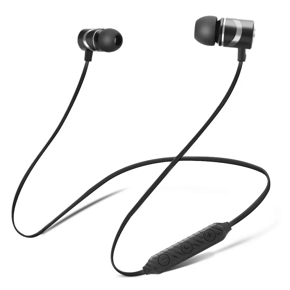 Fashionable Sports Bluetooth Headphones Wireless Headset Metal