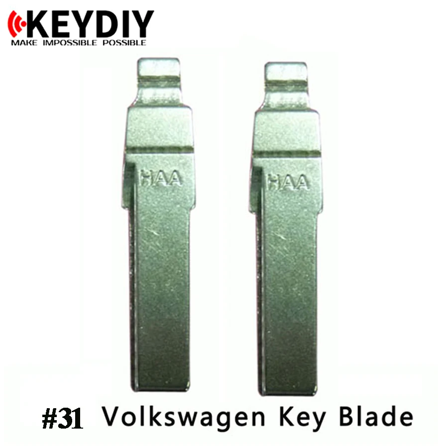 

Universal 31# KEY DIY Car key blanks,Replacement Metal Blank, Uncut Flip KD Remote Key Blade