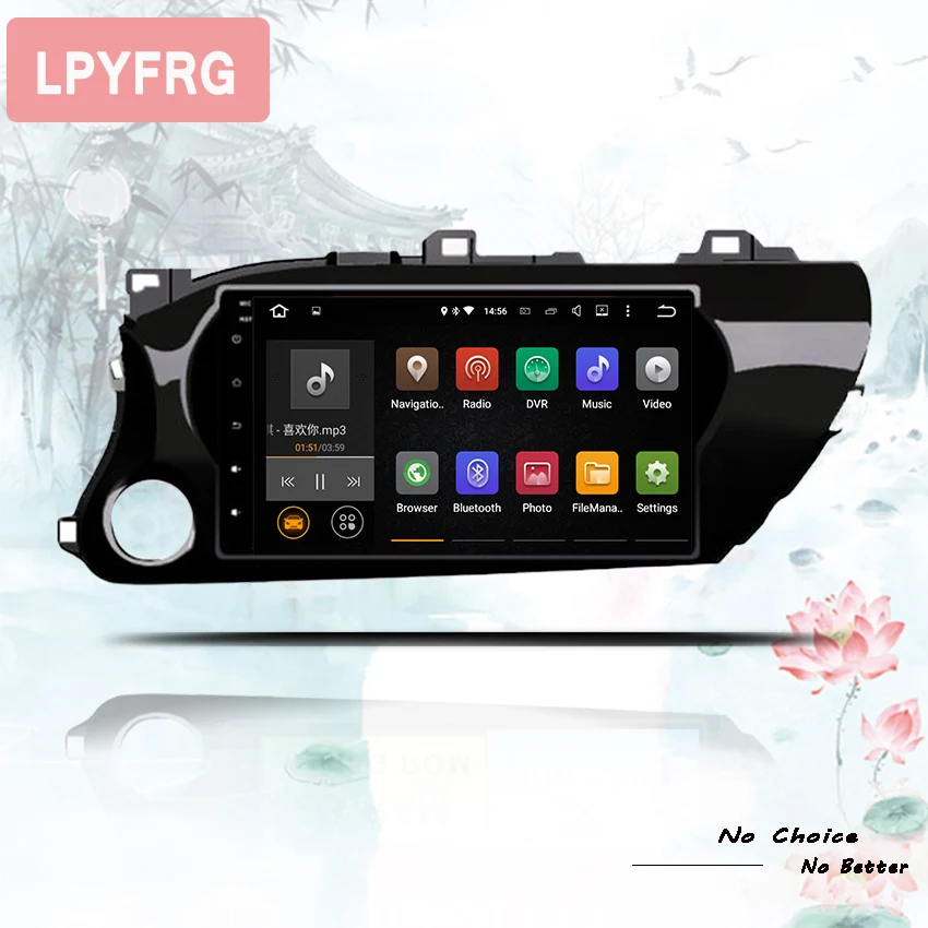 2016-2019 HD экран 2Din android 10 0 автомобильный DVD для TOYOTA HILUX Аудио Видео Стерео GPS Радио RDS 3G