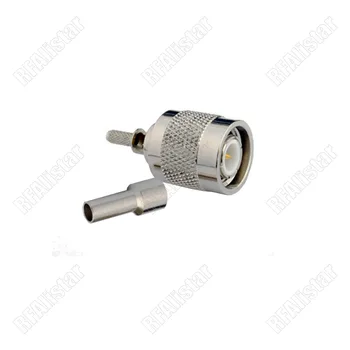 

50 Pieces TNC male plug straight crimp For RG316 RG174 LMR100 Coaxial Cable RF Connector Brass Nickel