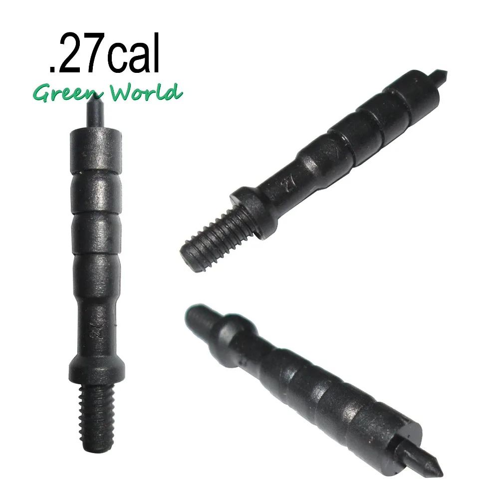 Green World 2pcs/lot .27cal Plastic Spear Pointed Jag,Gun Cleaning Jag