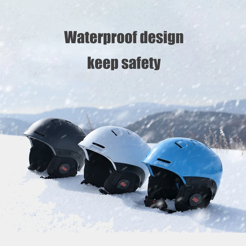  Original Xiaomi Mijia Wireless Bluetooth Ski Helmet Motorcycle Motorbike Skiing Helmet Moto Women M