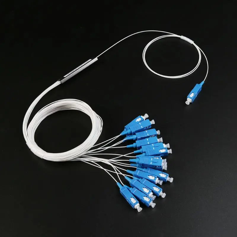 

SC/UPC Optical Fiber Connector 0.9mm Single Mode FBT Miniature PLC Splitter