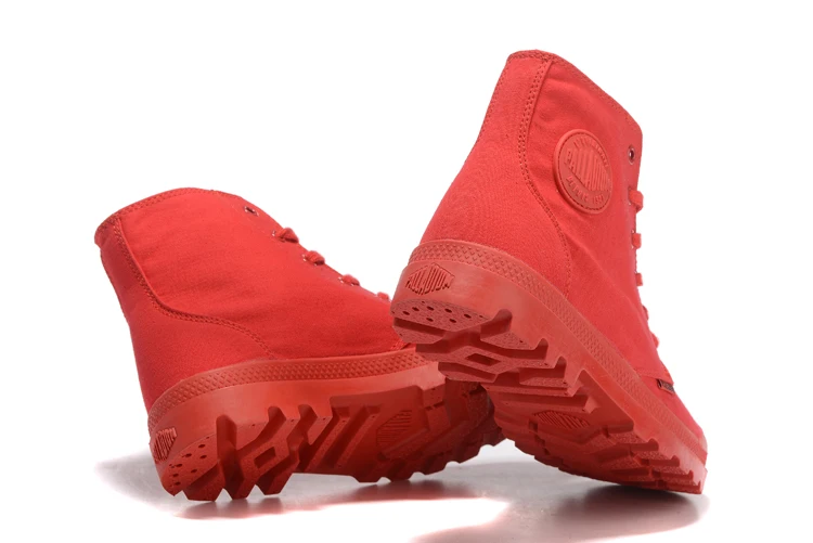 Palladium De Tobillo Casual Zapatos Rojo Moda Pampa 1 Clásico Motocicleta Botas Lona La Vaquero Ix7YrIqw