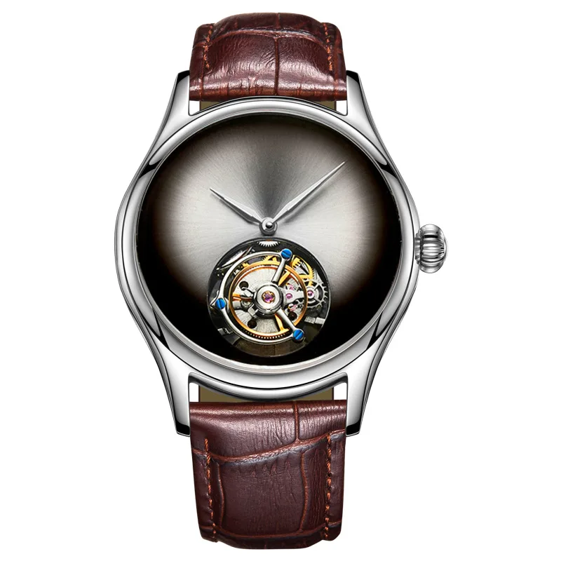 

Original High-end Custom Gift Watch Leopard Eye Tourbillon Hollow Men's Automatic Mechanical Men Top Brand Watch Sapphire Mirror