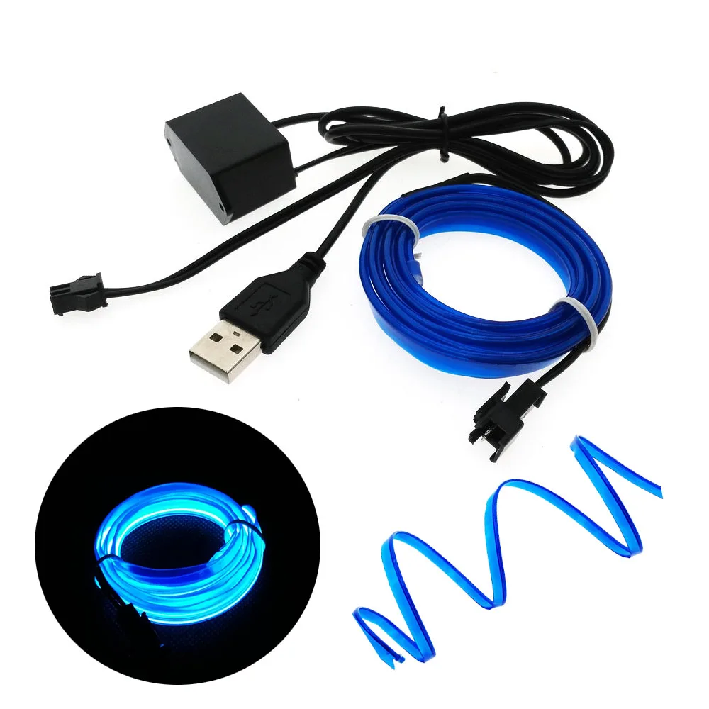 Светильник EL Wire light s 6 мм неоновый светильник для танцев вечеринок ярсветильник