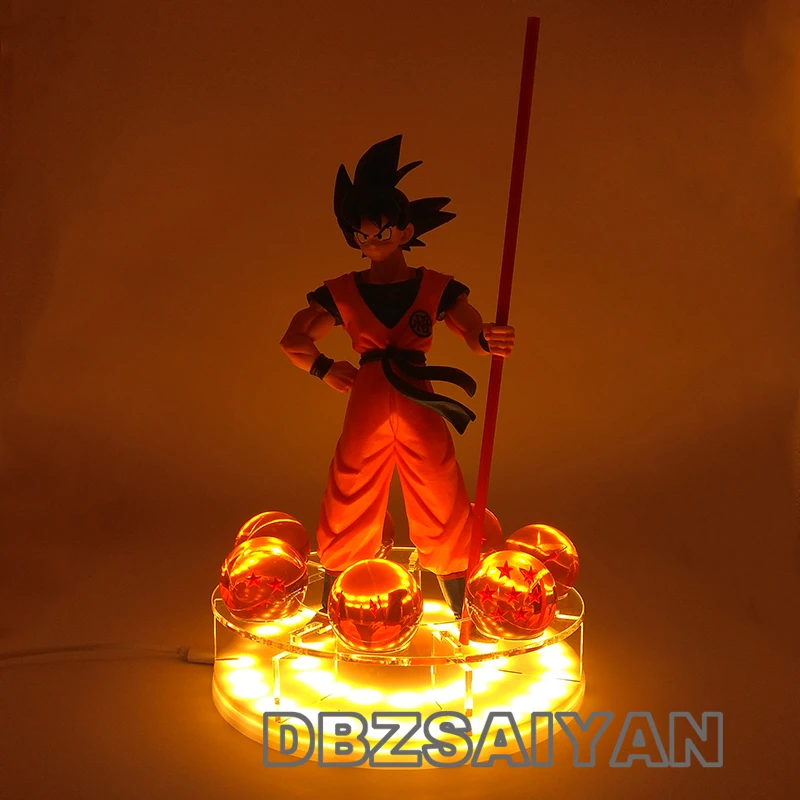 20-летие Dragon Ball Z Sun Goku Золотой Cudgel Dragon Ball Супер Саян Гоку фигурка аниме-фигурка модель игрушки куклы