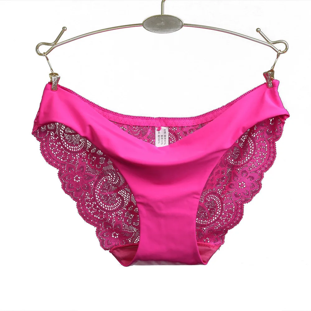 Women lace Panties Seamless soft and comfortable Cotton Panty Hollow briefs Underwear L50/0118