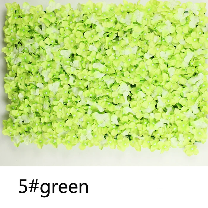 5 green Праздничные принадлежности 40x60 см искусственный цветочный фон для свадьбы День рождения, детский душ вечерние стены романтический декор Wh - Цвет: 5 green